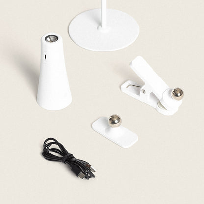 Lámpara de Mesa LED Portátil Metal con Batería USB Recargable Bysta