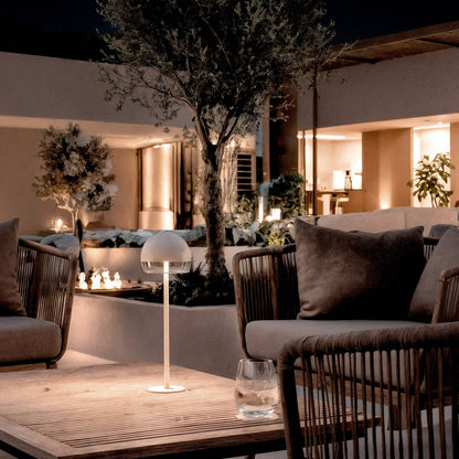 Lámpara de Mesa LED Portátil para Exterior con Batería USB Recargable Adair