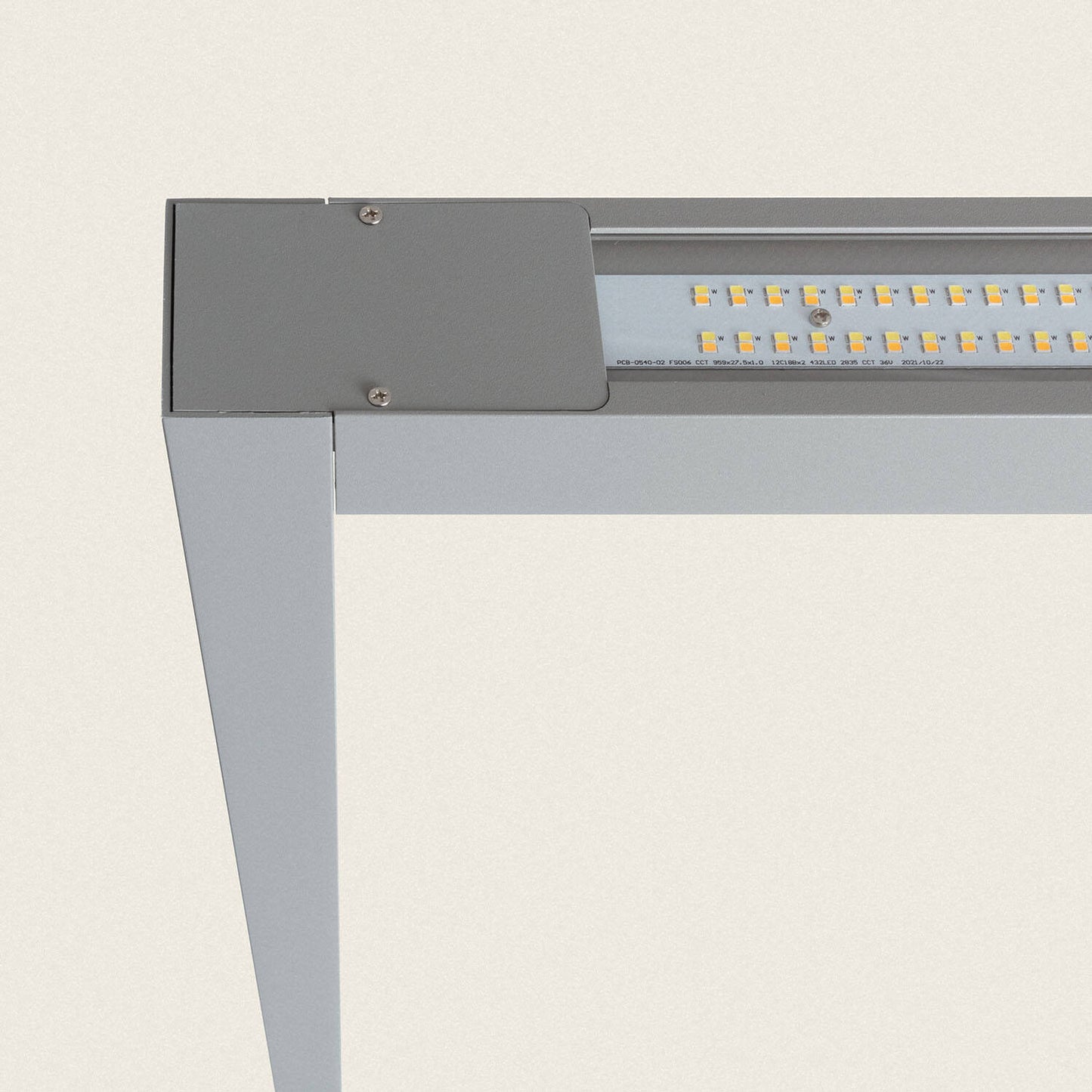 Lámpara de Mesa LED 60W con Abrazadera Aluminio Regulable Dos Caras con Detector de Movimiento SupremLight 4