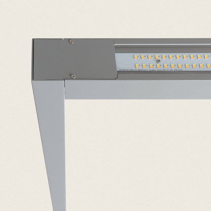Lámpara de Mesa LED 60W con Abrazadera Aluminio Regulable Dos Caras con Detector de Movimiento SupremLight 4