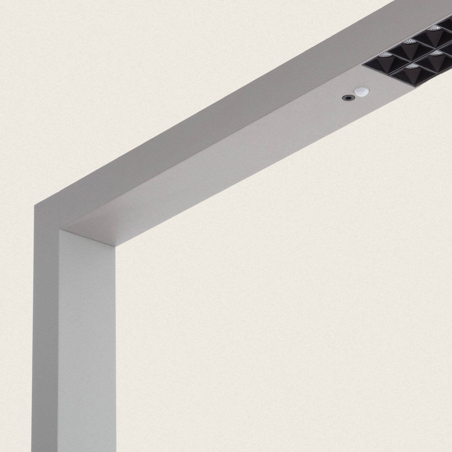 Lámpara de Mesa LED 60W con Abrazadera Aluminio Regulable Dos Caras con Detector de Movimiento SupremLight 4