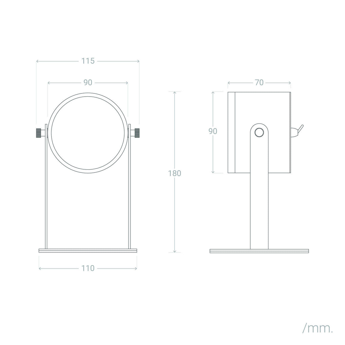 Lámpara de Mesa LED Portátil Metal con Batería USB Recargable Devin