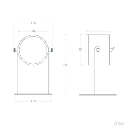 Lámpara de Mesa LED Portátil Metal con Batería USB Recargable Devin