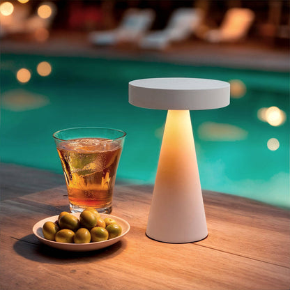 Lámpara de Mesa LED Metal Inalámbrica para Exterior Catinca