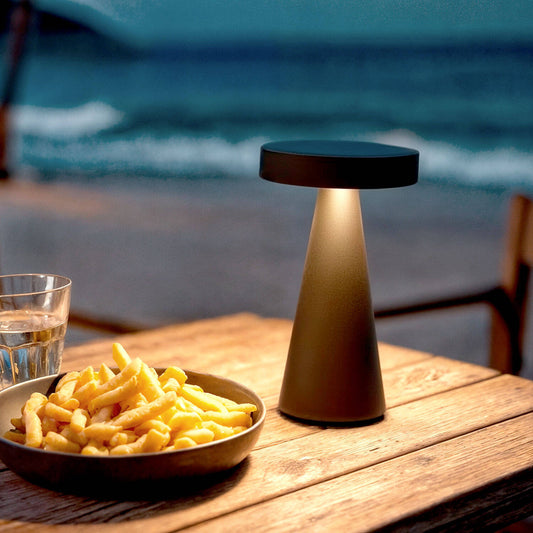 Lámpara de Mesa LED Metal Inalámbrica para Exterior Catinca