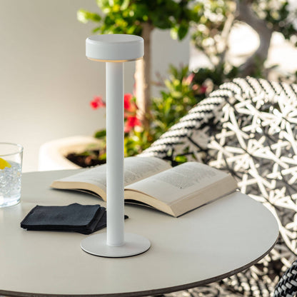 Lámpara de Mesa LED Portátil con Batería USB Recargable Metal Bunza