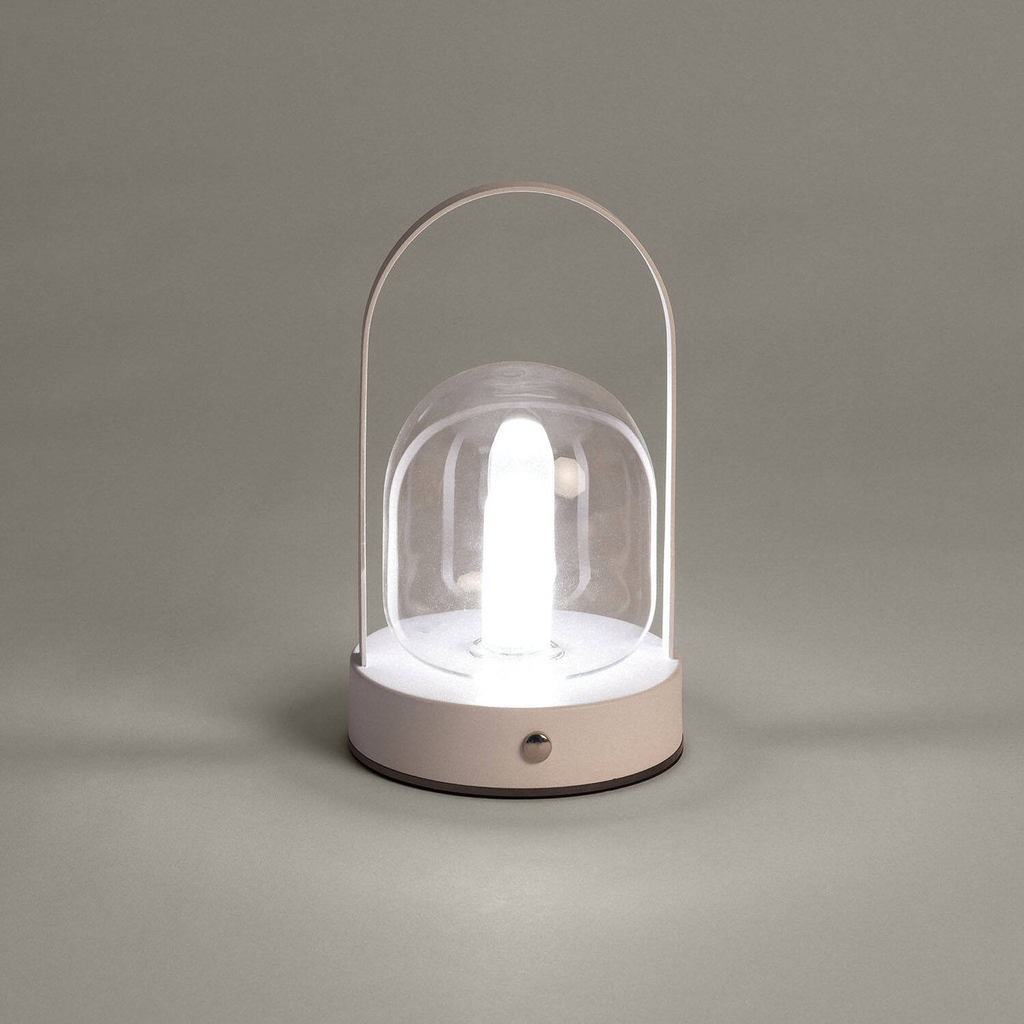 Lámpara de Mesa LED Portátil con Batería USB Recargable Metal y Cristal Olena