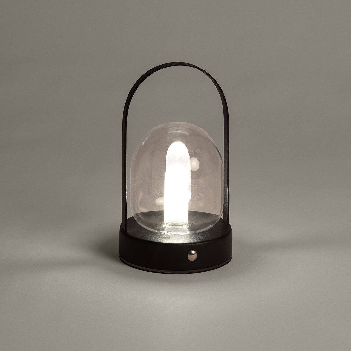 Lámpara de Mesa LED Portátil con Batería USB Recargable Metal y Cristal Olena