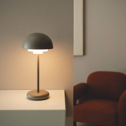 Lámpara de Mesa LED Portátil Exterior con Batería USB Recargable Metal Galdan