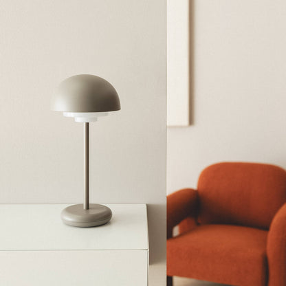 Lámpara de Mesa LED Portátil Exterior con Batería USB Recargable Metal Galdan