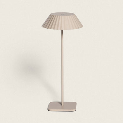 Lámpara de Mesa LED Portátil Exterior con Batería USB Recargable Metal Hoima