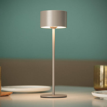 Lámpara de Mesa LED Portátil Exterior con Batería USB Recargable Metal Mounka Round