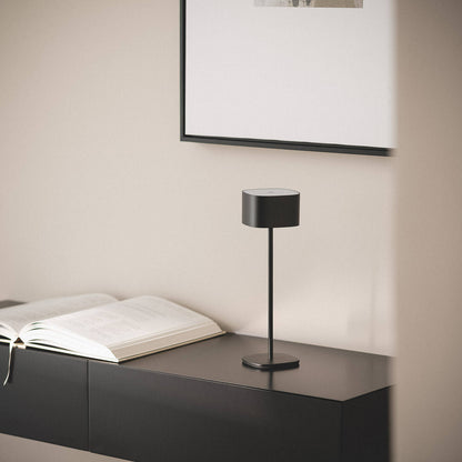 Lámpara de Mesa LED Portátil Exterior con Batería USB Recargable Metal Mounka Square