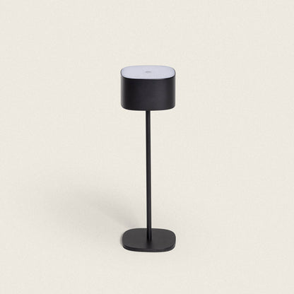 Lámpara de Mesa LED Portátil Exterior con Batería USB Recargable Metal Mounka Square