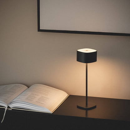 Lámpara de Mesa LED Portátil Exterior con Batería USB Recargable Metal Mounka Square