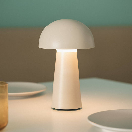 Lámpara de Mesa LED Portátil Exterior con Batería USB Recargable Metal Uyanga