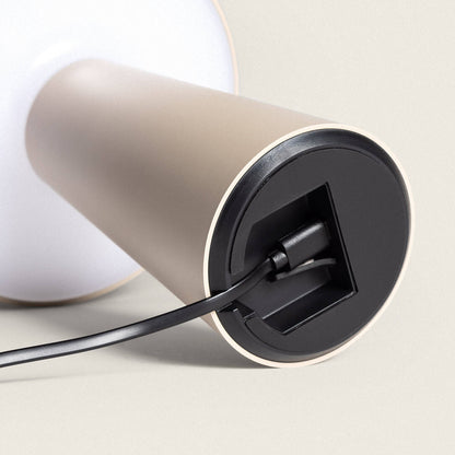 Lámpara de Mesa LED Portátil Exterior con Batería USB Recargable Metal Uyanga