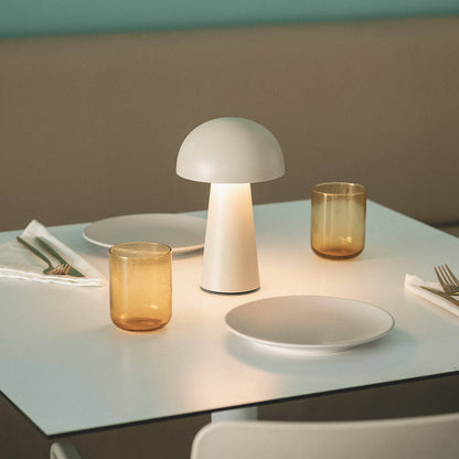 Lámpara de Mesa LED Portátil Exterior con Batería USB Recargable Metal Uyanga