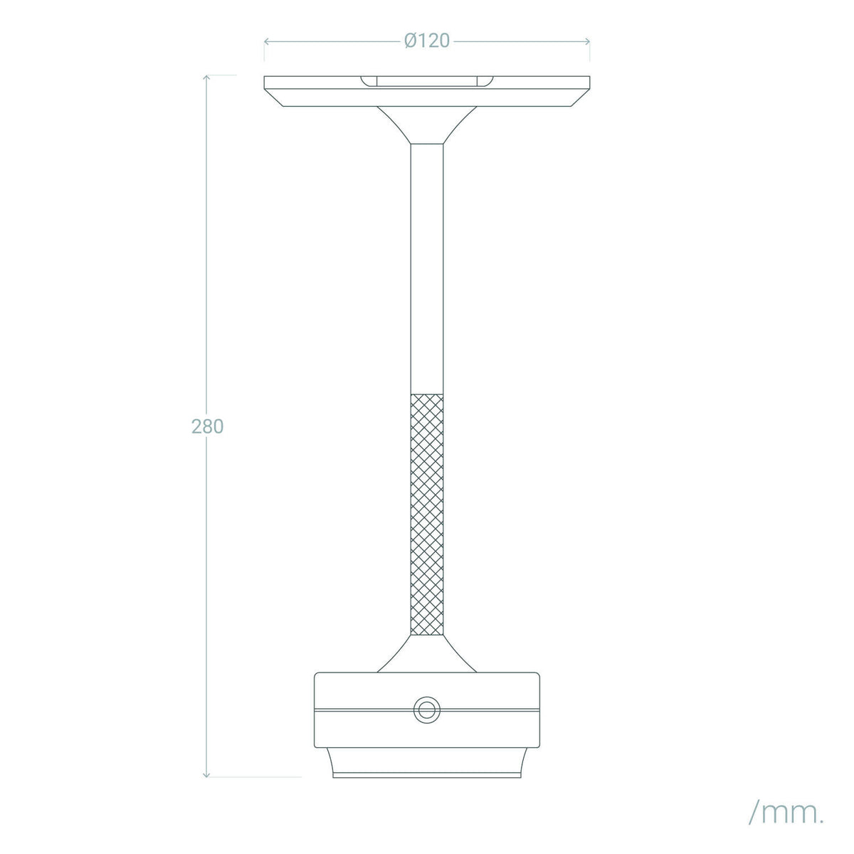 Lámpara de Mesa LED Portátil Metal con Batería USB Recargable Astrid