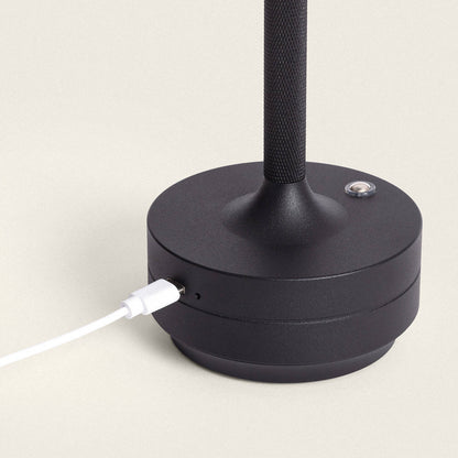 Lámpara de Mesa LED Portátil Metal con Batería USB Recargable Astrid
