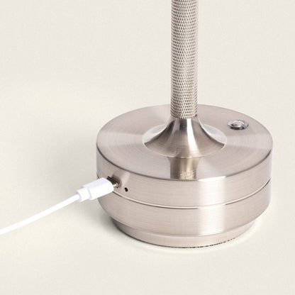Lámpara de Mesa LED Portátil Metal con Batería USB Recargable Astrid
