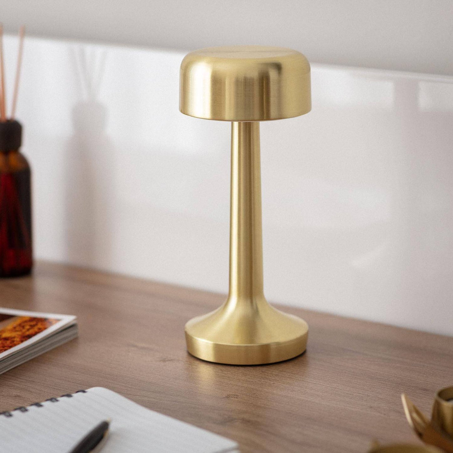 Lámpara de Mesa LED Portátil Metal con Batería USB Recargable Ciara