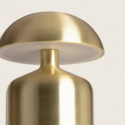 Lámpara de Mesa LED Portátil Metal con Batería USB Recargable Ibbie