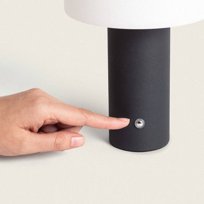 Lámpara de Mesa LED Portátil Metal con Batería USB Recargable Leta