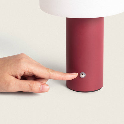 Lámpara de Mesa LED Portátil Metal con Batería USB Recargable Leta