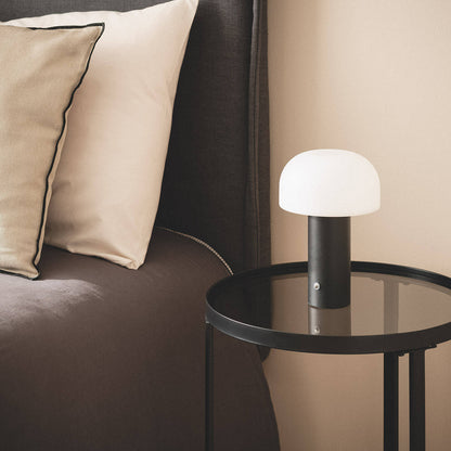 Lámpara de Mesa LED Portátil Metal con Batería USB Recargable Leta