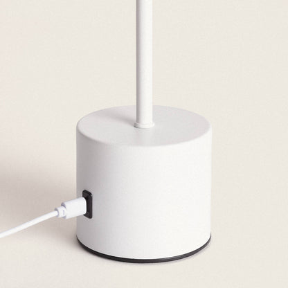 Lámpara de Mesa LED Portátil Metal con Batería USB Recargable Zimba