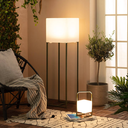 Lámpara de Mesa LED Portátil para Exterior Aluminio con Batería USB Recargable Tiber