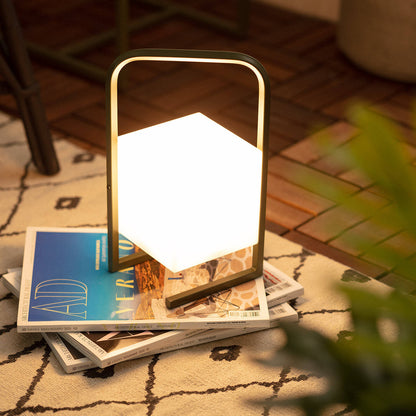 Lámpara de Mesa LED Portátil para Exterior Aluminio con Batería USB Recargable Tiber