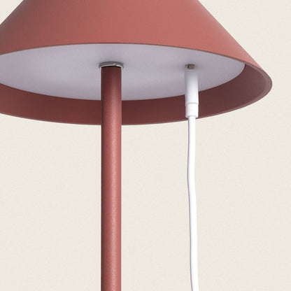 Lámpara de Mesa LED Portátil para Exterior Metal con Batería USB Recargable Kivuli