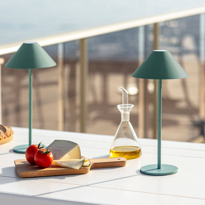 Lámpara de Mesa LED Portátil para Exterior Metal con Batería USB Recargable Kivuli