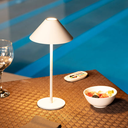 Lámpara de Mesa LED Portátil para Exterior Metal con Batería USB Recargable Kivuli