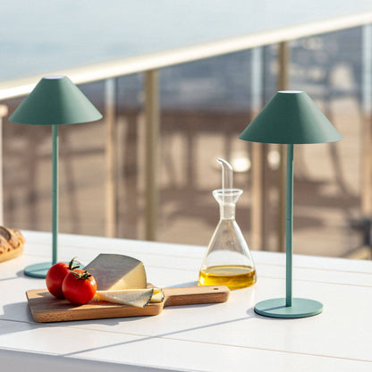 Lámpara de Mesa LED Portátil para Exterior Metal con Batería USB Recargable Kivuli