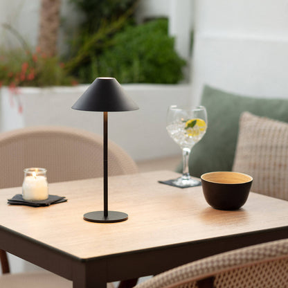 Lámpara de Mesa LED Portátil para Exterior Metal con Batería USB Recargable Kivuli