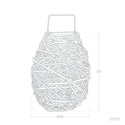 Lámpara de Mesa LED Solar Exterior Ratán Baihar