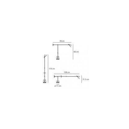 Lámpara de Mesa LED Tizio 8W ARTEMIDE