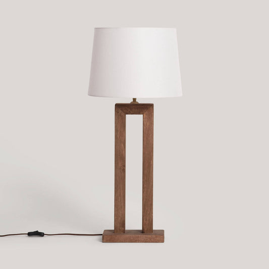 Lámpara de Mesa Madera Abner