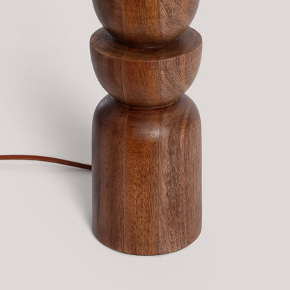 Lámpara de Mesa Madera Adah ILUZZIA
