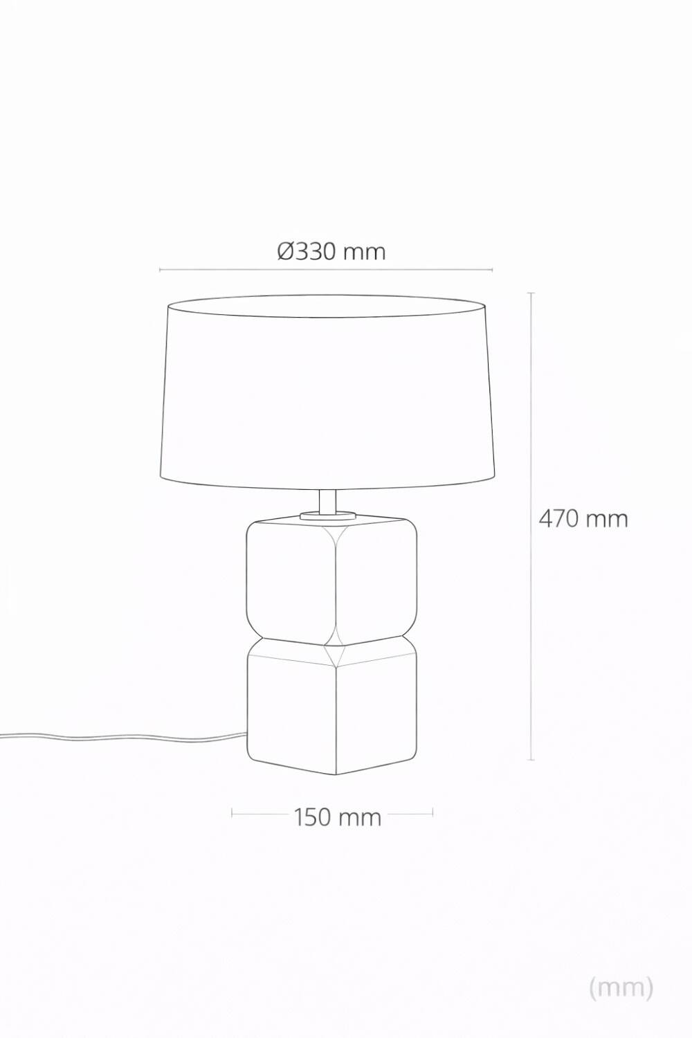 Lámpara de Mesa Madera Akesh I ILUZZIA