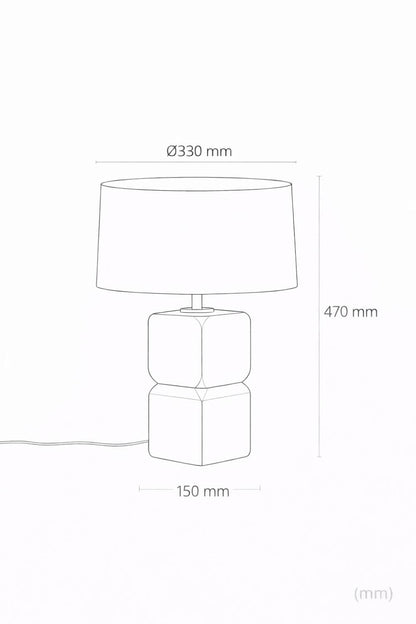 Lámpara de Mesa Madera Akesh I ILUZZIA