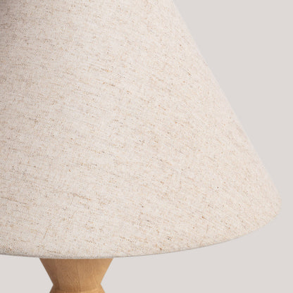 Lámpara de Mesa Madera Akesh II ILUZZIA