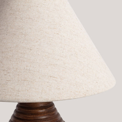 Lámpara de Mesa Madera Akriti ILUZZIA
