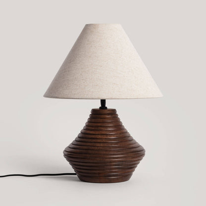 Lámpara de Mesa Madera Akriti ILUZZIA