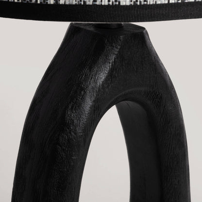 Lámpara de Mesa Madera Black Darshan ILUZZIA