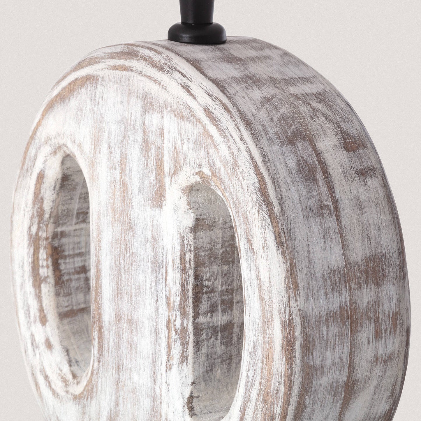 Lámpara de Mesa Madera Kunt Chandra ILUZZIA
