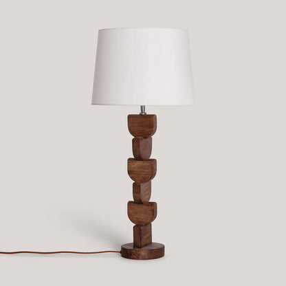 Lámpara de Mesa Madera Dagmar ILUZZIA